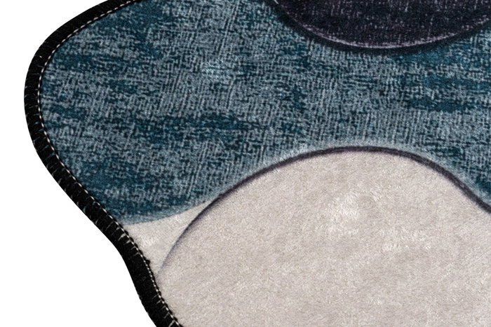 Mijölnir Juego de alfombras de baño Circle - Blue